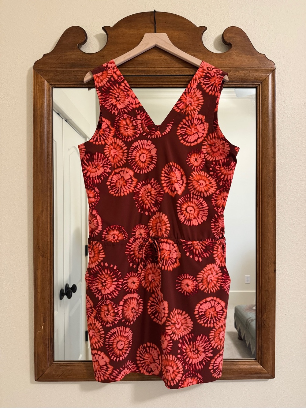 Toad&Co Red Floral Sleeveless Liv Dress
